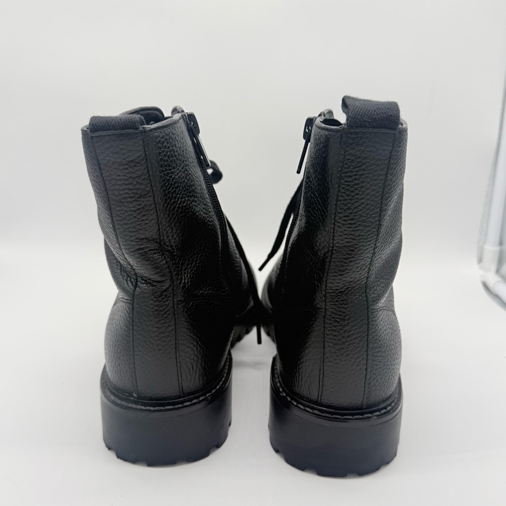 Vince Men's Dominic Black Combat Boots - Picture 12 of 16